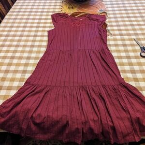 Elegant‎ Burgundy Dress